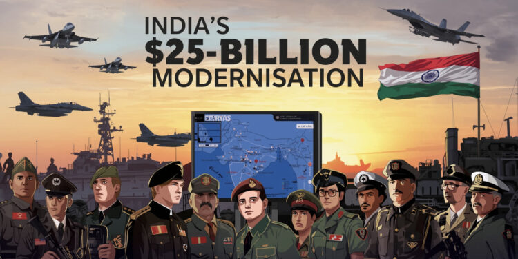 India’s $25 Billion Defence Revamp: Shaping the Battlefield of Tomorrow