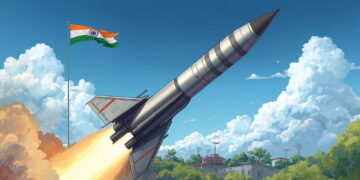 India Draws a 2,530-km Airspace Zone for Missile Trial